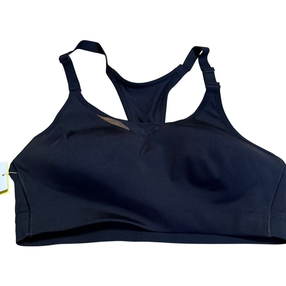 All in Motion Women's Black Medium Support Sculpt Mesh Sports Bra - Small - NWT
